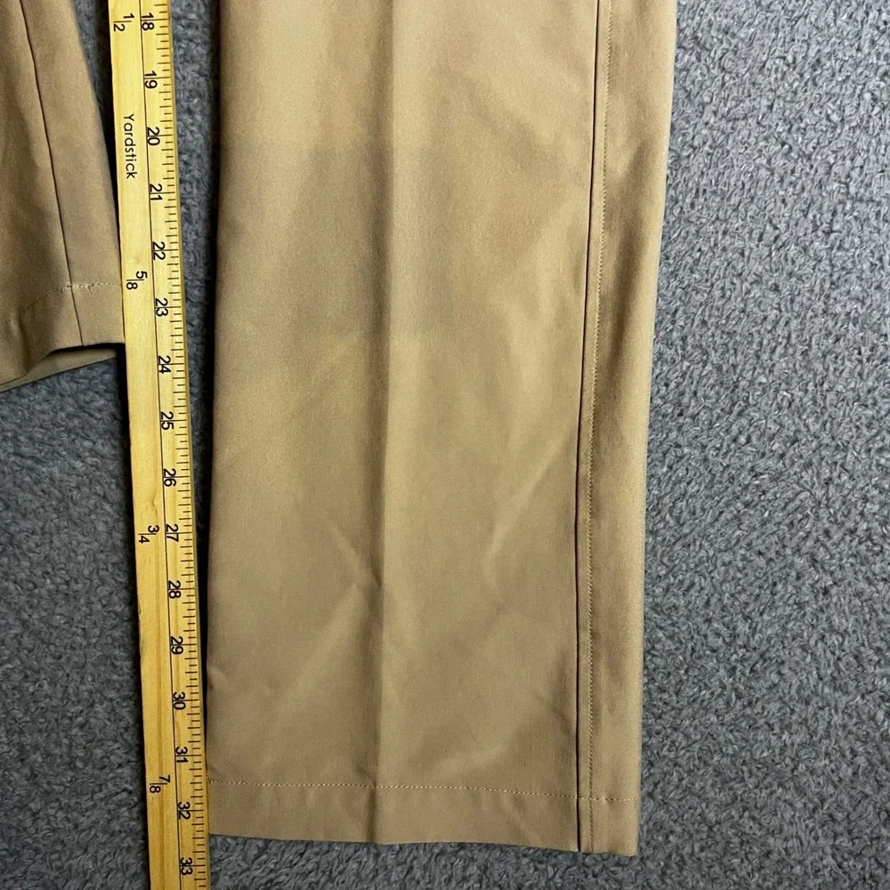 Dunning Mens 32x32 Khaki Golf Pants Flat Front‎ Performance Stretch